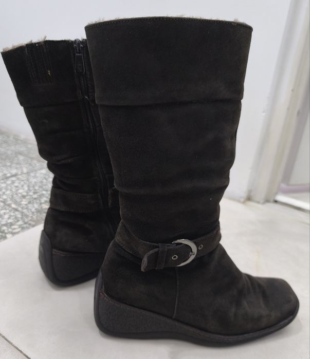 Kozaki damskie zamsz 39