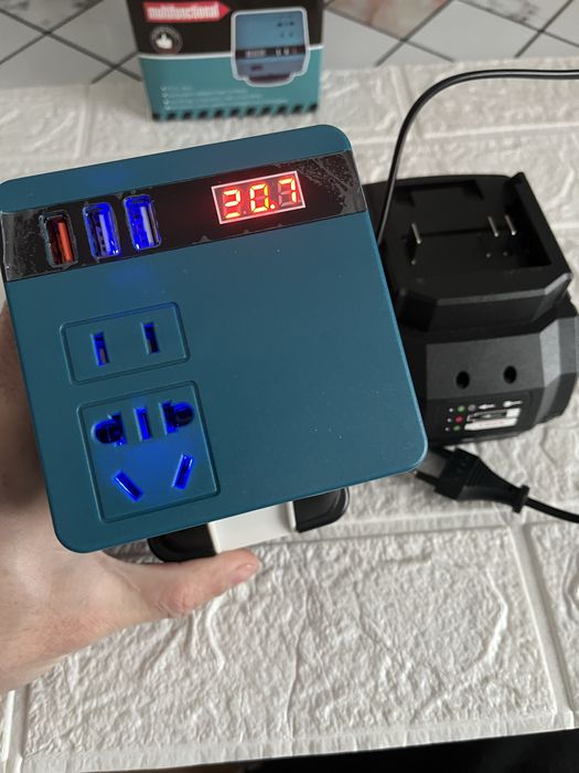 Комплект інвертор 18/220 зарядне, батарея.