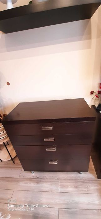 Komoda z szyfladami 77x40x90 - antracyt