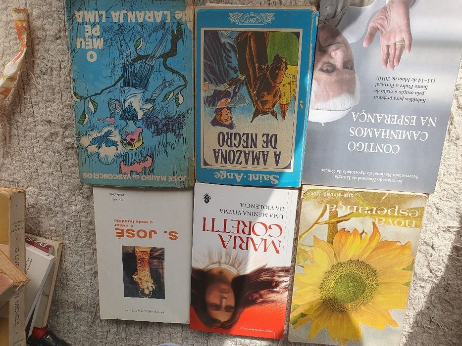 Livros diversos antigos e Bíblia