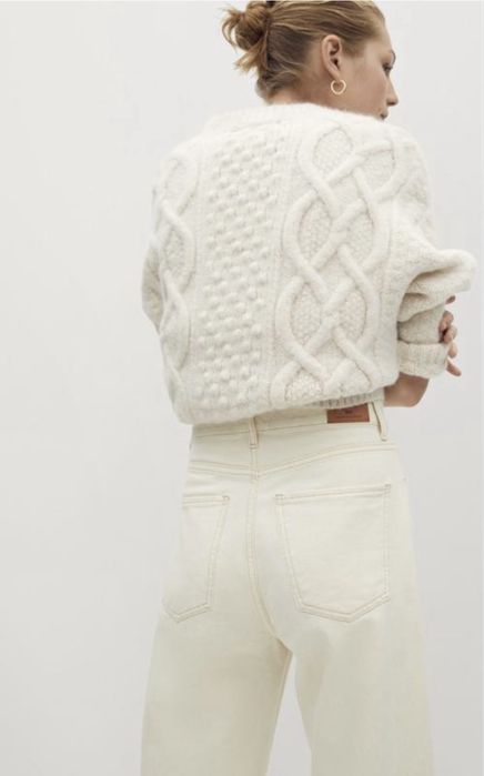 Джинси Mango молочні