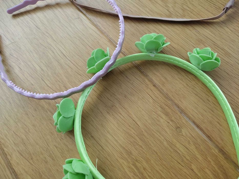 4 sztuki opaska do włosów wianek kwiatki