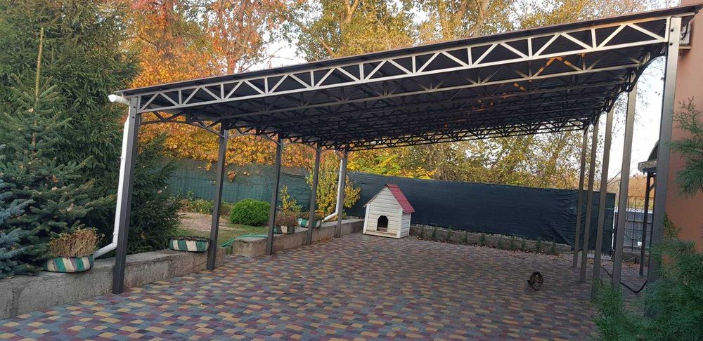 Автонавес собери сам, Навес для дома, Навес для дачи