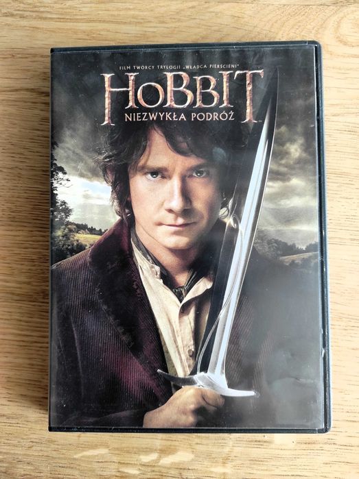 Hobbit niezwykła podróż film DVD pudełko Tolkien