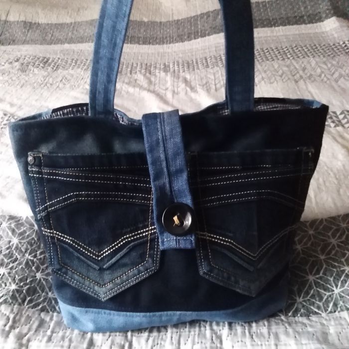 Torebka damska patchworkowa handmade