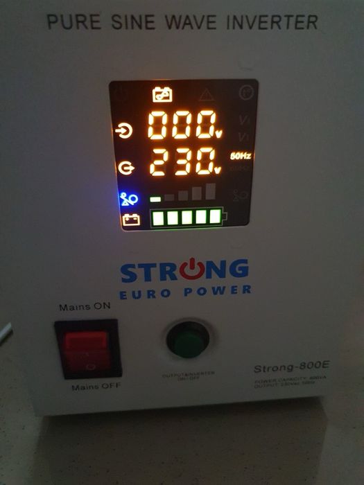 Источник бесперебойного питания(UPS)Strong Euro Power 800E/VA/500W 12V