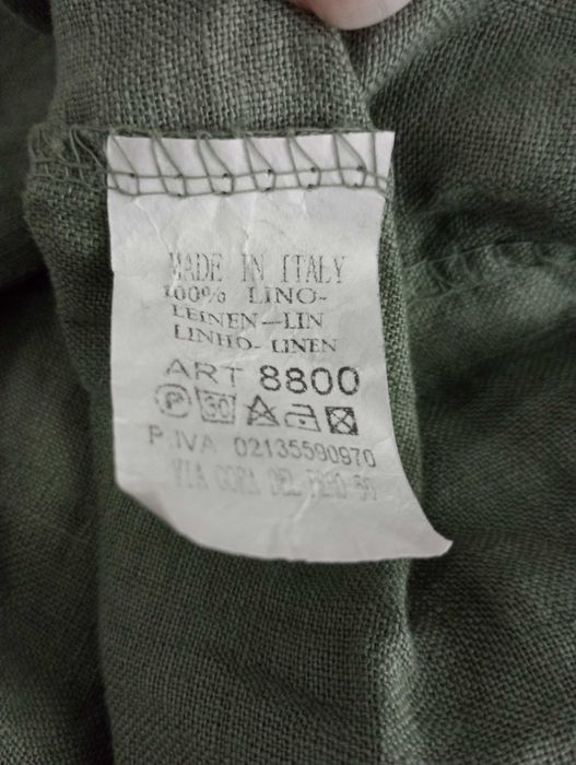 Nowa bluzka zieleń khaki LEN oversize