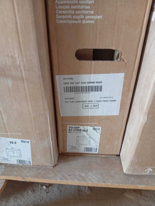 Lavatório ROCA "THE GAP"- Nunca usado (60 e 80cm)