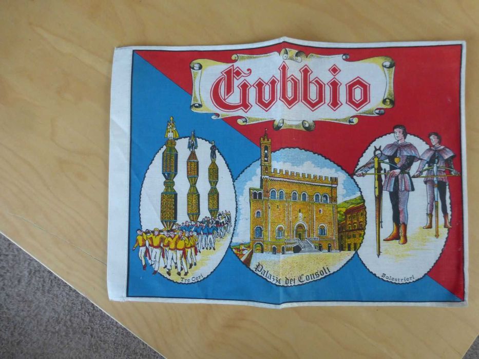 Gubbio flaga proporczyk pamiątka