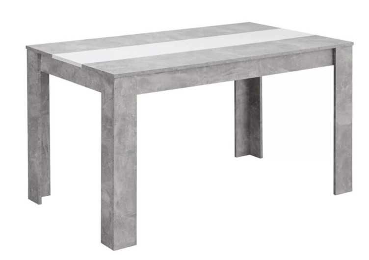 Mesa com 6 lugares + 6 cadeiras (cor cinzenta e branca)64284109584513121