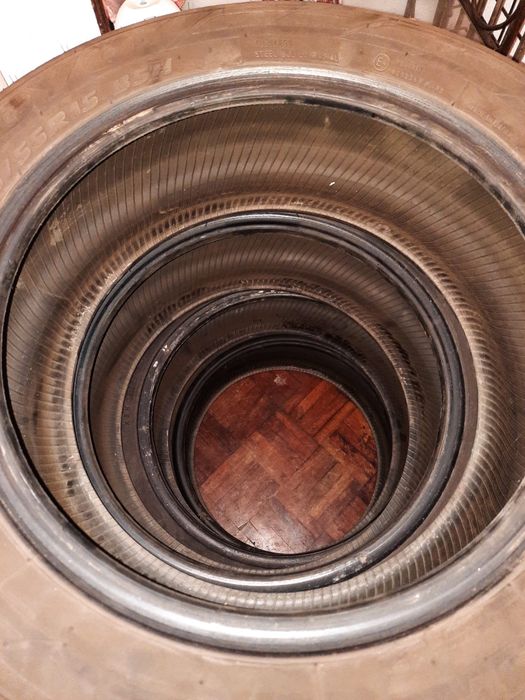 4 pneus usados ótimo estado