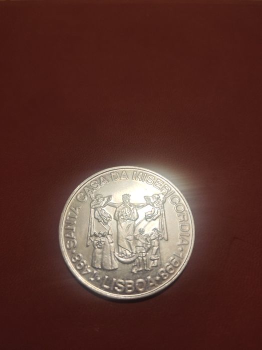 Moeda de prata  comemorativa de 1000 escudos