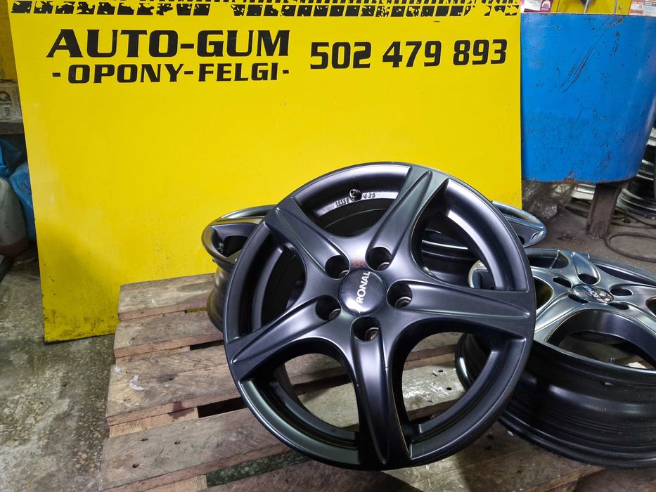 Alufelgi 5x100 15 Audi Seat Ibiza Skoda Fabia Rapid Scala VW Polo Fox