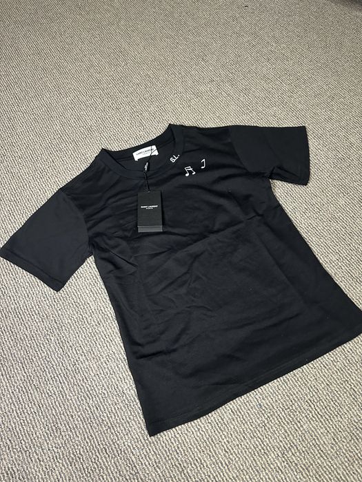 yves saint laurent ysl misic tee t shirt archive indi sleeze