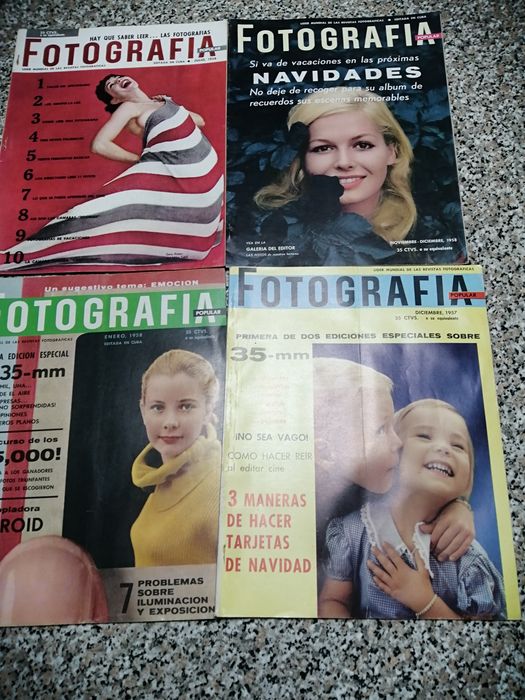 Tenho revistas de fotografia