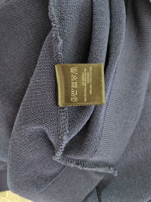 Szaro-granatowa sukienka damska Simple rozmiar 40