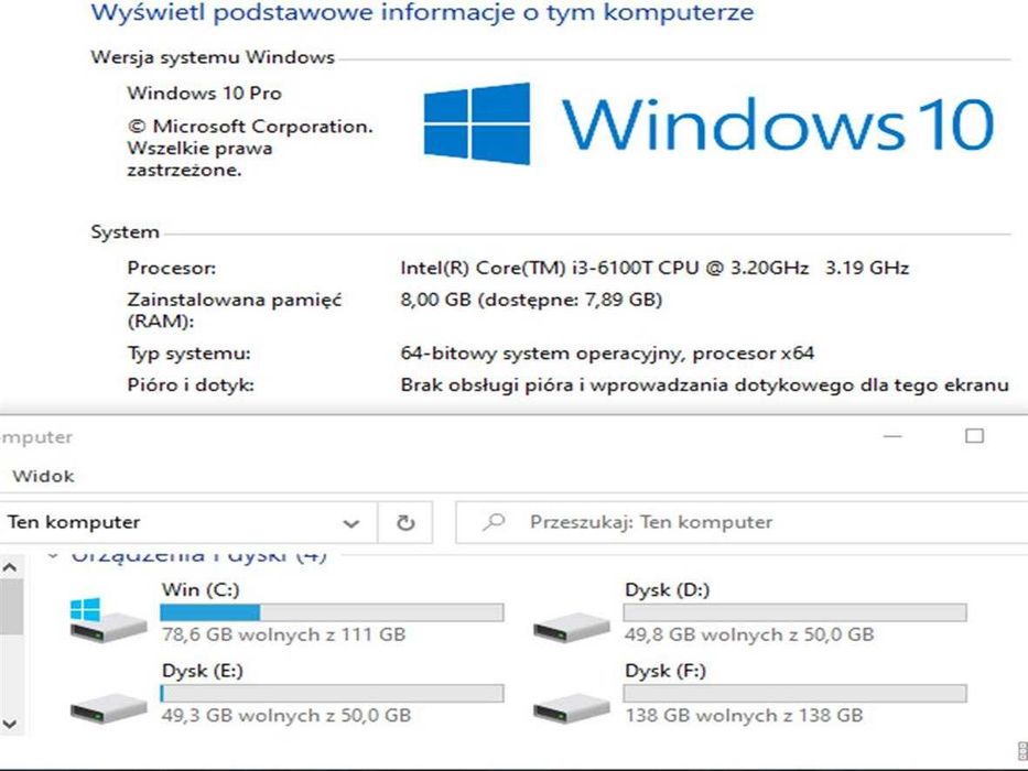Lenovo M710q - 376GB 8GB