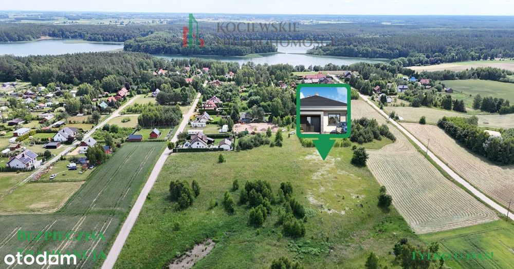Gotowa pod budowę! Działka 1153 m² + projekt domu