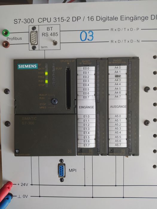 Intex emt system  stanowisko dydaktyczne plc siemens step7 simatic cpu