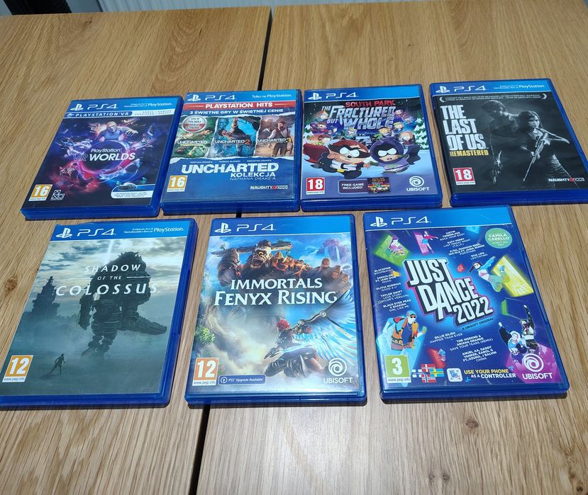 Gry PS4/PS5 - 7 szt