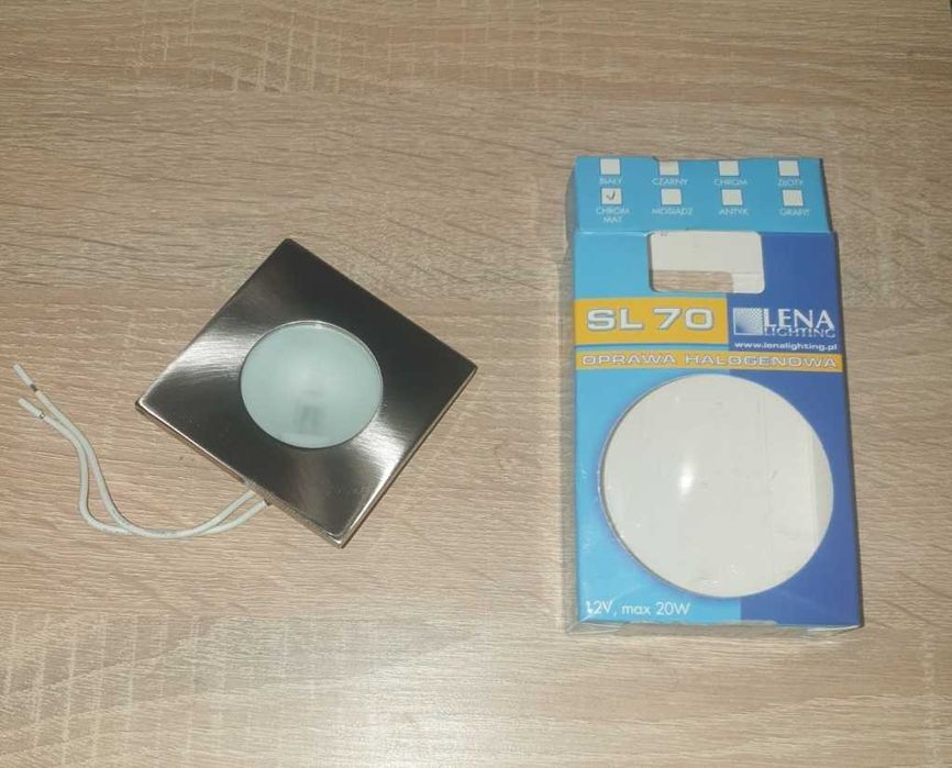 Oprawa halogenowa Lena SL70 12V20W z żarówką