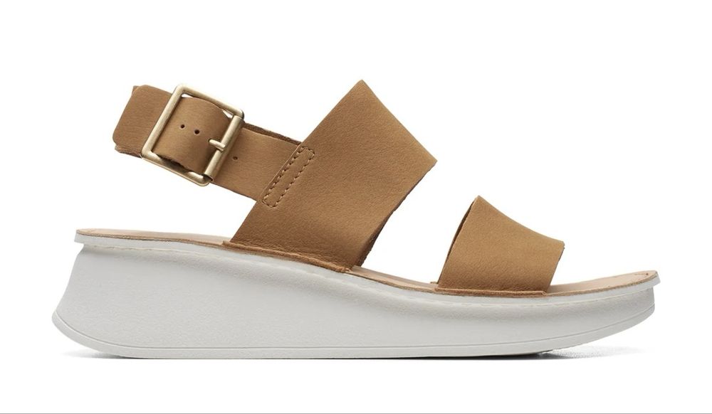 Stylowe Damskie Sandały Clarks 37 Skórzane Luxury Brand Nowe 380 zl !