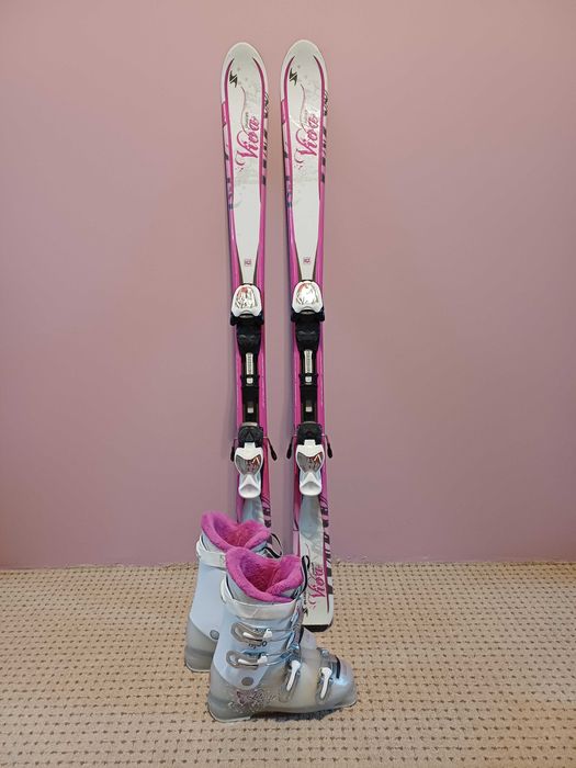 Zestaw narty Blizzard 130 cm, buty Lange rozmiar 23