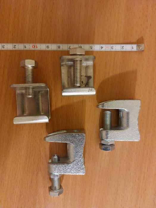 Zaciski mocujące,  mix 4 szt.