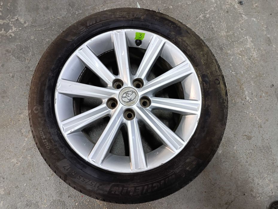 Диски с резиной комплект Toyota Camry 50 215/55/R17 Michelin Primacy 4