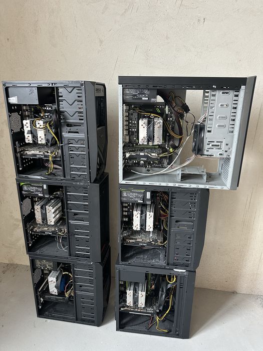 Лот из 6 пк на мощных XEON