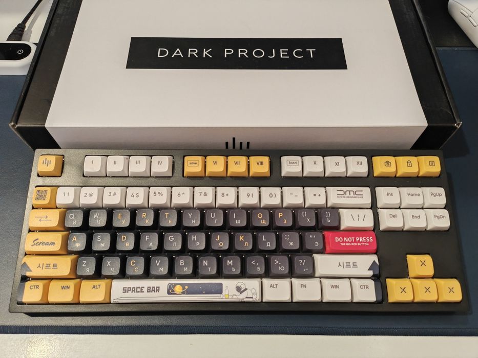 Клавіатура Dark Project One Pro KD87A LTD ABS Gateron Optical +кейкапи ...
