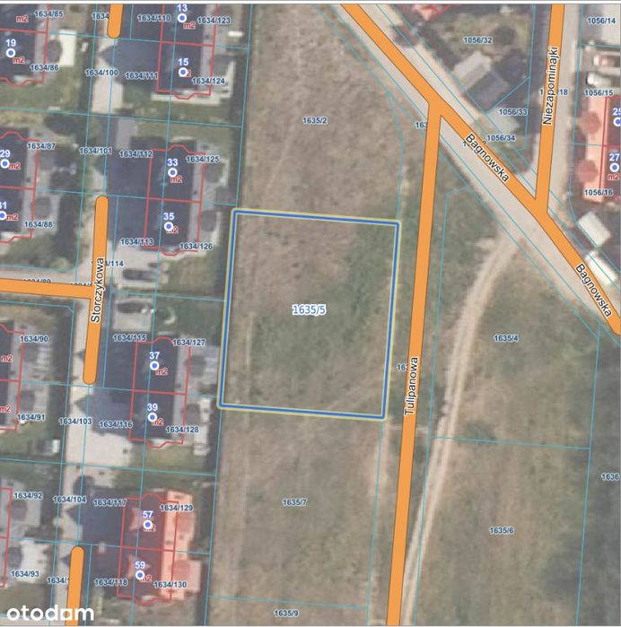 Działka budowlana 870 m² MPZP prąd gaz światłowód. Do centrum 11 min.