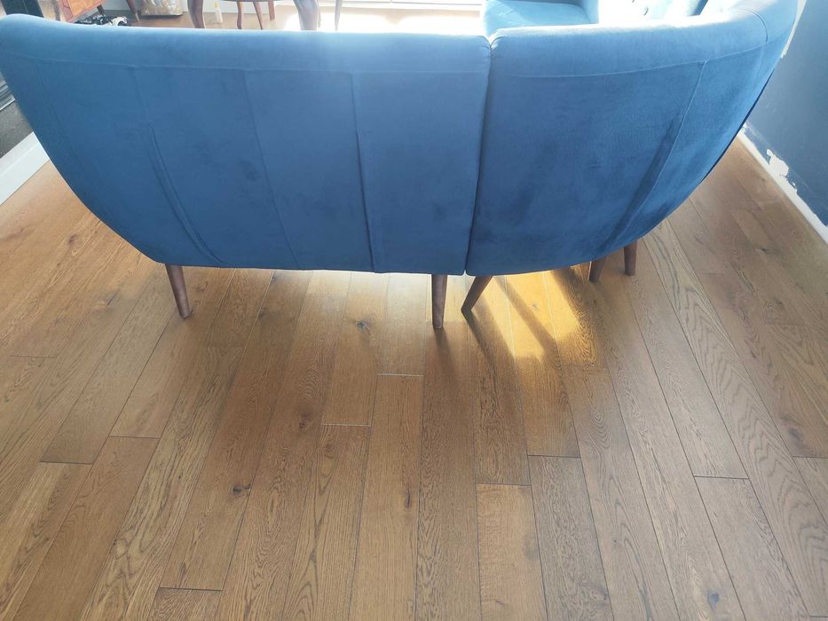 Sofa, narożnik, granatowa