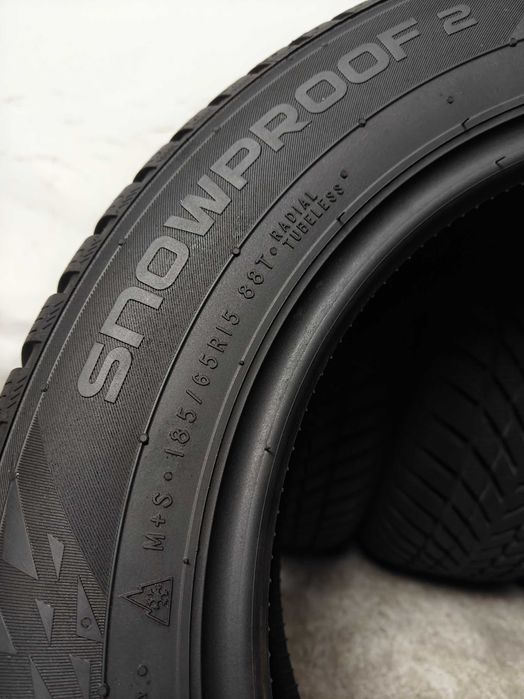 R15 185 65 шини зимові 24р Nokian Snow Proof 2 як нові Фінки
