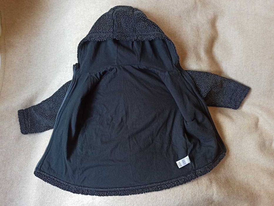 Gruba bluza-kurtka polarowa Marks & Spencer, r. 122