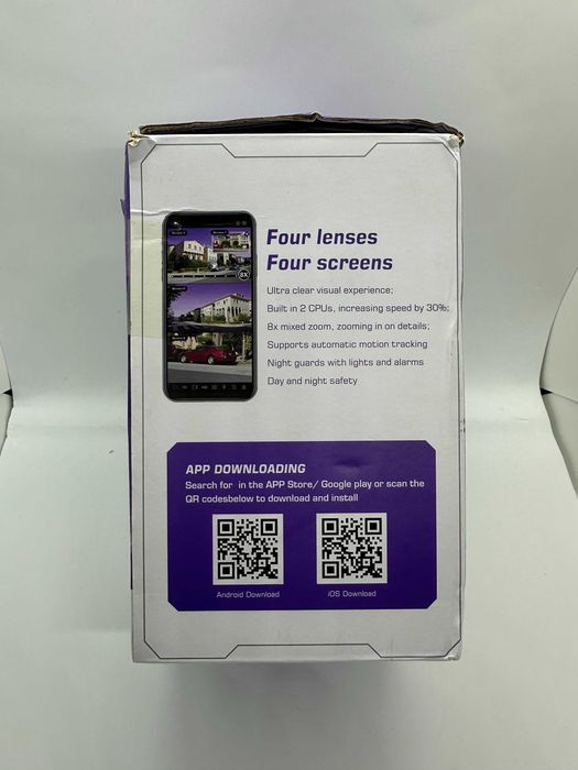 ### Câmara de Vigilância 360º + 2 Lentes Fixas ###