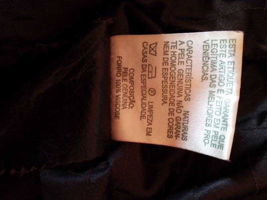 Casaco antigo em pele(Casa das peles)