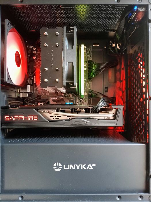 PC Gaming RGB, Ryzen 5 5500, RX 5600 XT, Nvme 1Tb, 16Gb DDR4