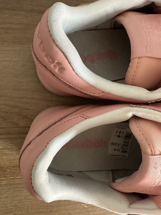 Reebok sneakersy adidasy Classic Leather Pastels Platina Pink White 40