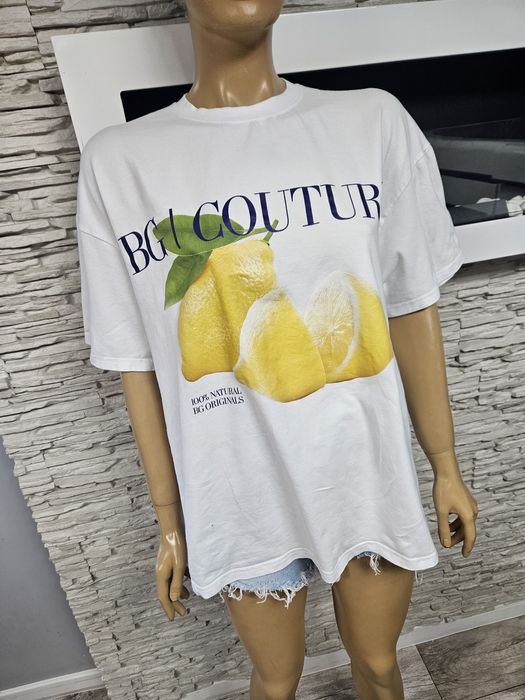 T- shirt damski Brandenburg Couture BG rozmiar uniwersalny cytryna