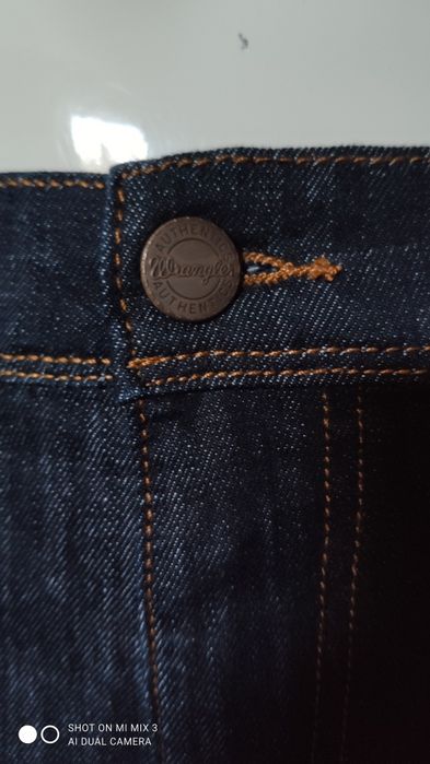 Wrangler Texas Slim Dark Rinse męskie jeansy rozm 38/32