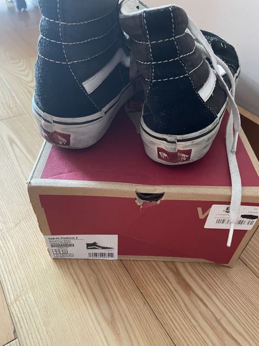 Vans sapatilhas plataforma