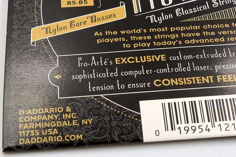 Cordas de Nylon para Guitarra Clássica D'Addario EJ45 de Tensão Normal