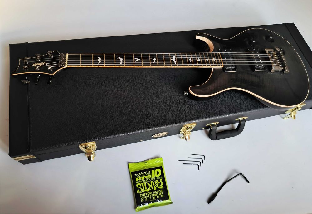 $1299 Avaks Custom 22 inspired Double Cut '2009 Charcoal новий кейс