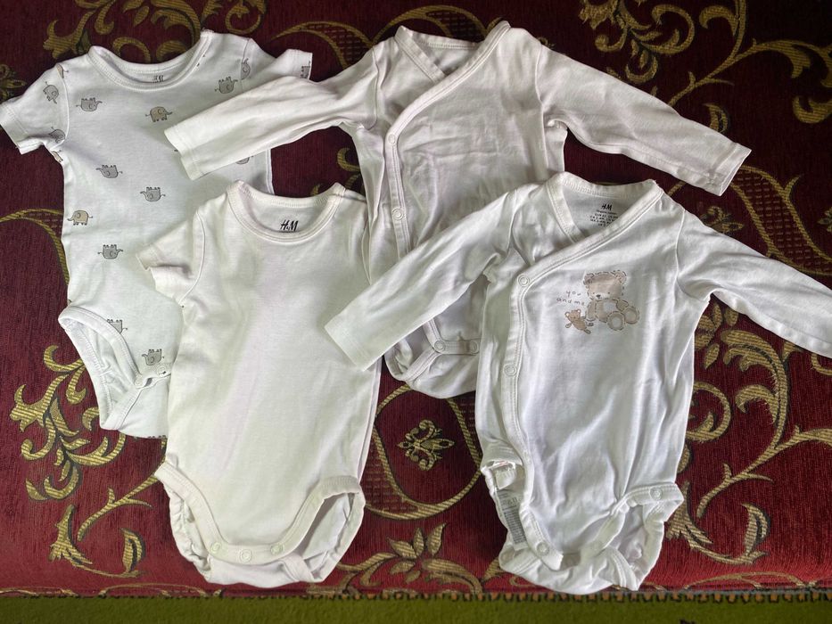 Набір комплект бодіків Н&М 2-4 міс ,62 р