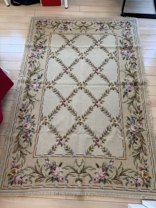 Carpete / Tapete de Arraiolos Genuíno (2,5m x 1,5m) - Excelente Estado