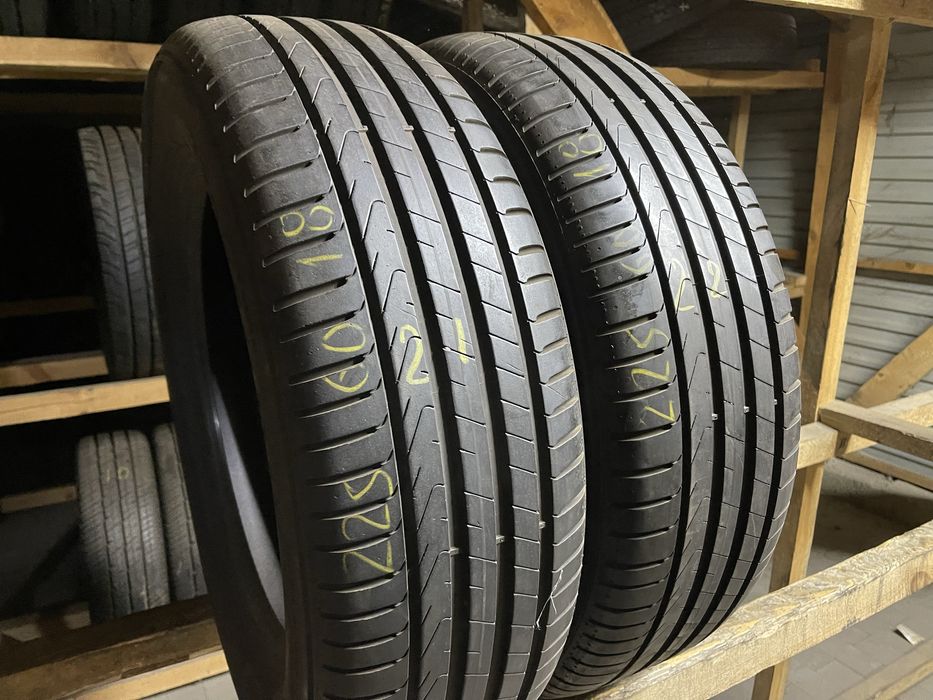 Шини літо 225/60R18 PIRELLI Cinturato P7 21рік 2шт супер стан