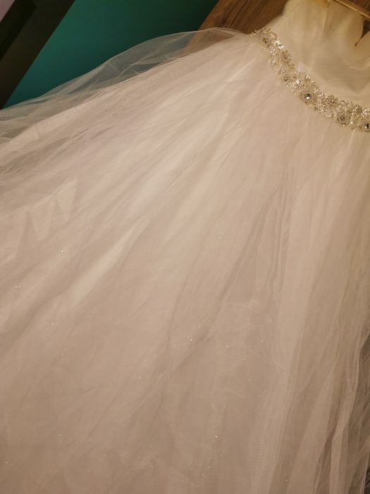 Suknia ślubna róż. 38 na 172 cm wzrosty + 5 cm obcas