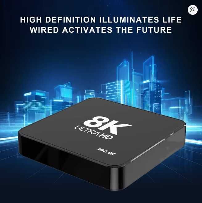 TV Box 4K Android 14 8RAM + 128GB ULTRA HD