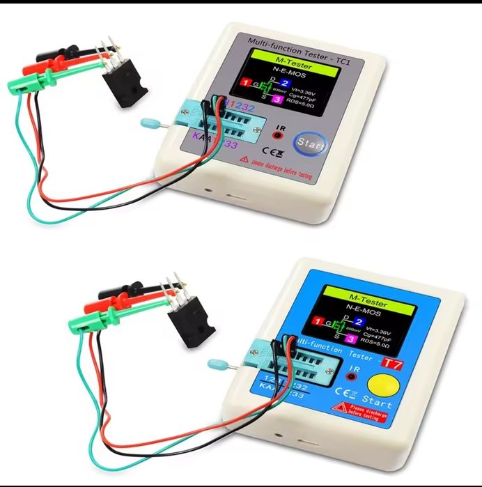 Тестер радио компонентов   TC-1, T7 наложка 390